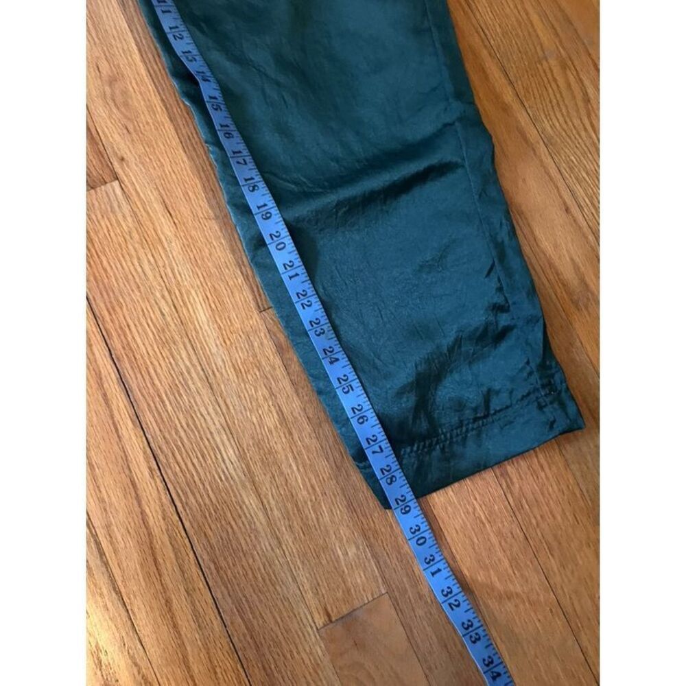 Vintage 80s Lavon Windbreaker Tracksuit Jogger Set Emerald Green Size M - Picture 7 of 10